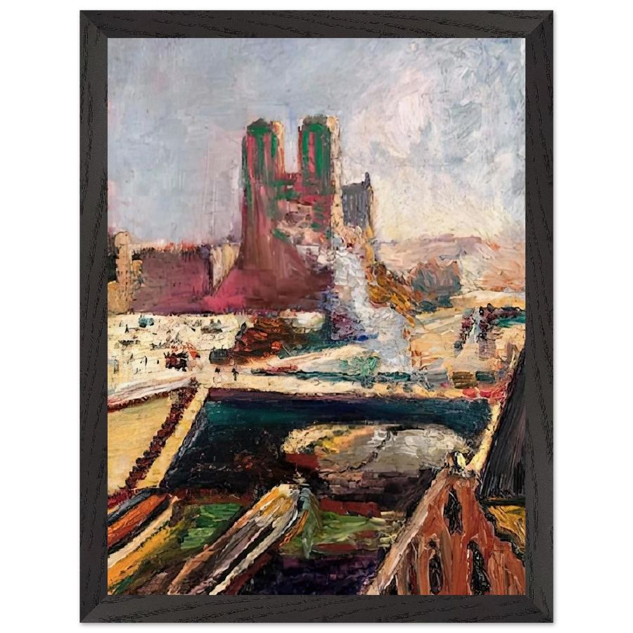 NOTRE DAME 1900 by Henri Matisse — Framed art print at Zephyeer