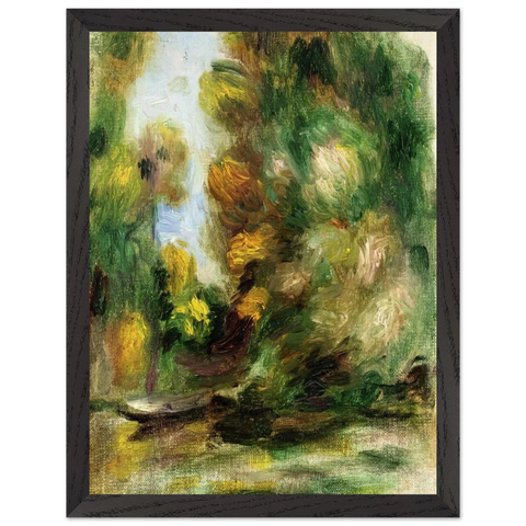 Banks of the River by Pierre-Auguste Renoir — Framed art print at Zephyeer