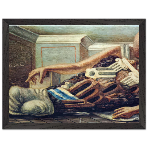 ARCHAEOLOGIST by Giorgio de Chirico — Framed art print at Zephyeer