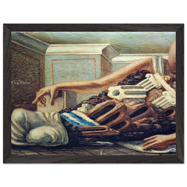 ARCHAEOLOGIST by Giorgio de Chirico — Framed art print at Zephyeer
