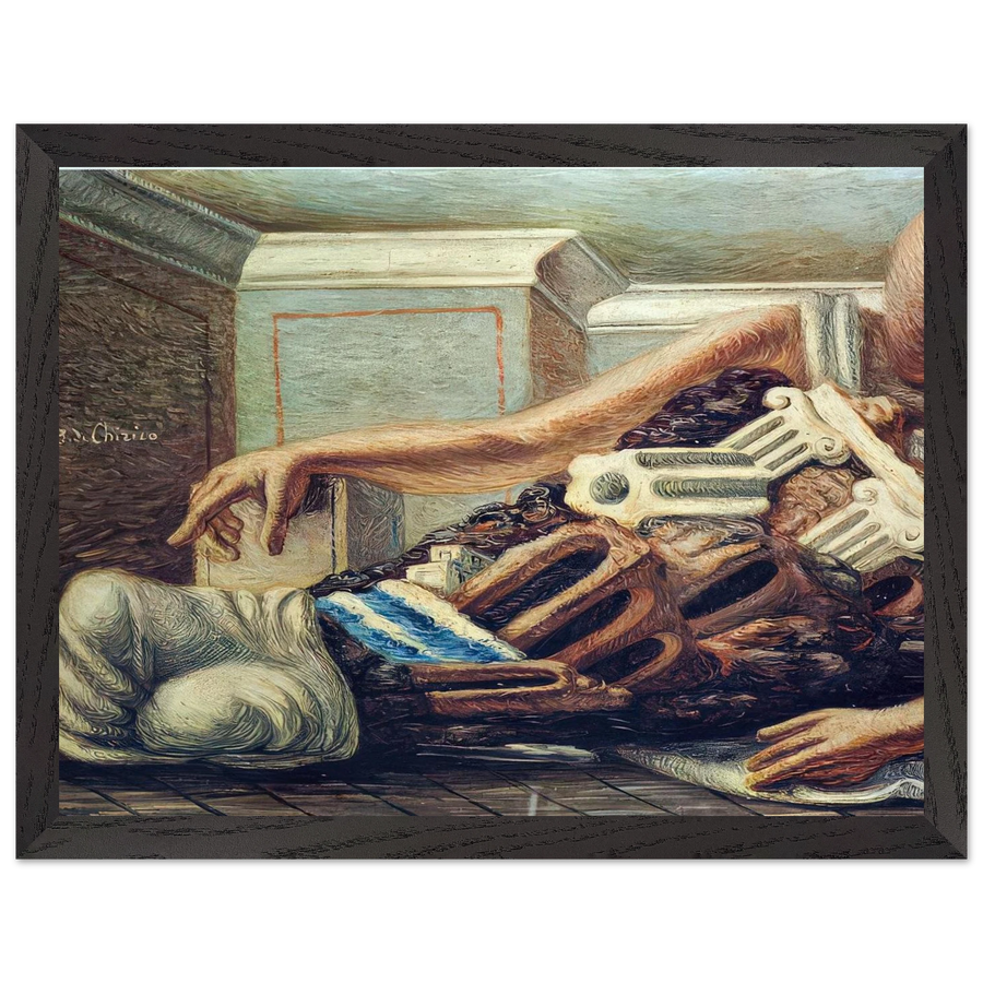 ARCHAEOLOGIST by Giorgio de Chirico — Framed art print at Zephyeer