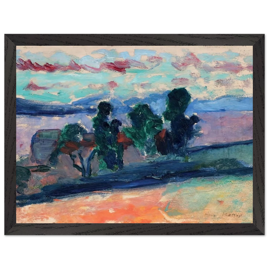 PAYSAGE DE SAINT TROPEZ AU CREPUSCULE 1904 by Henri Matisse — Framed art print at Zephyeer