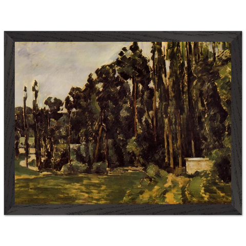 Poplars by Paul Cézanne — Framed art print at Zephyeer