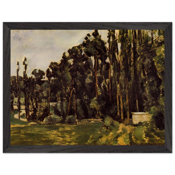 Poplars by Paul Cézanne — Framed art print at Zephyeer