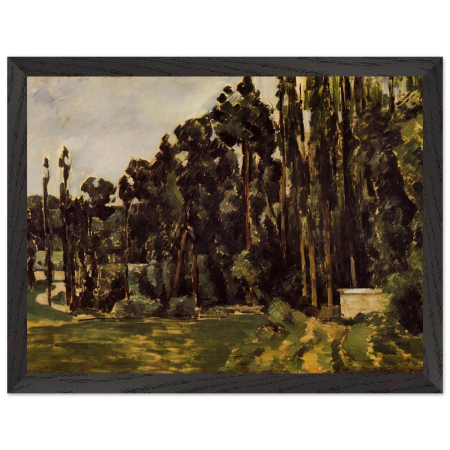 Poplars by Paul Cézanne — Framed art print at Zephyeer