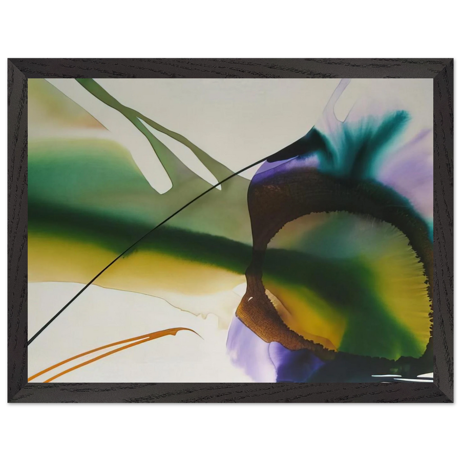 Phenomena Amber Sight by Paul Jenkins — Framed art print at Zephyeer