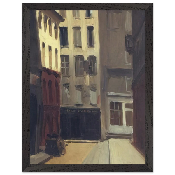 Paris Street by Edward Hopper — Framed art print at Zephyeer