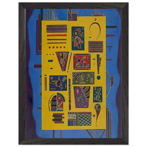 CONGLOMERAT 1943 by Wassily Kandinsky — Framed art print at Zephyeer