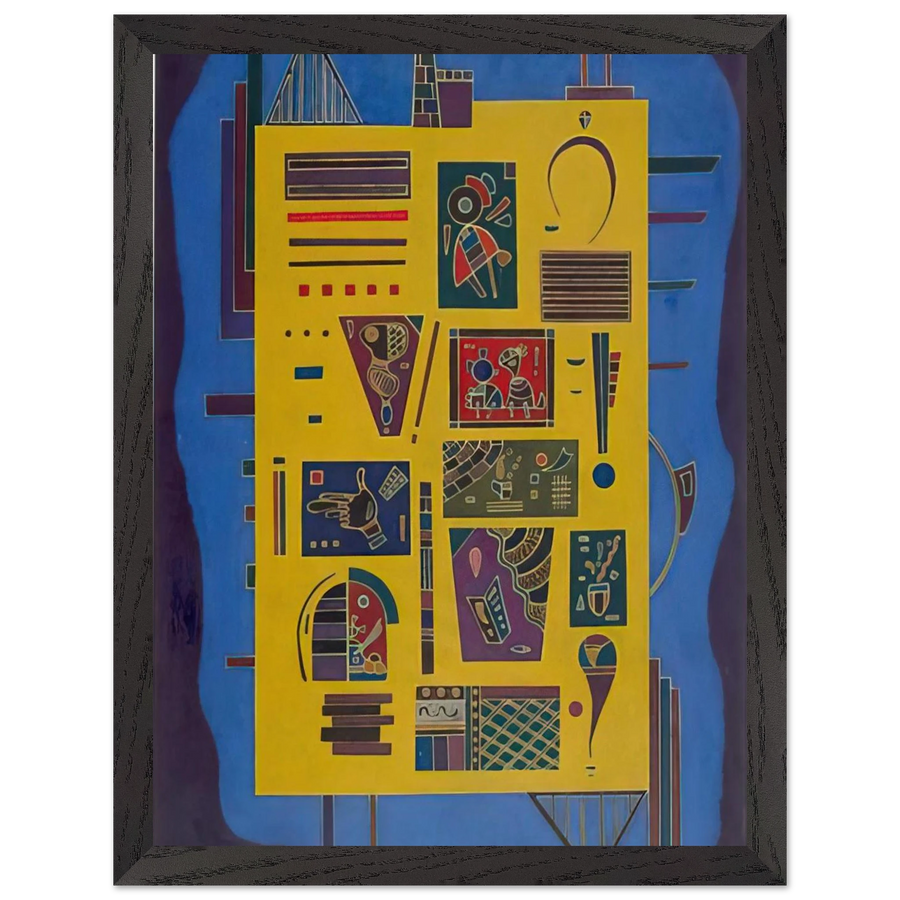 CONGLOMERAT 1943 by Wassily Kandinsky — Framed art print at Zephyeer
