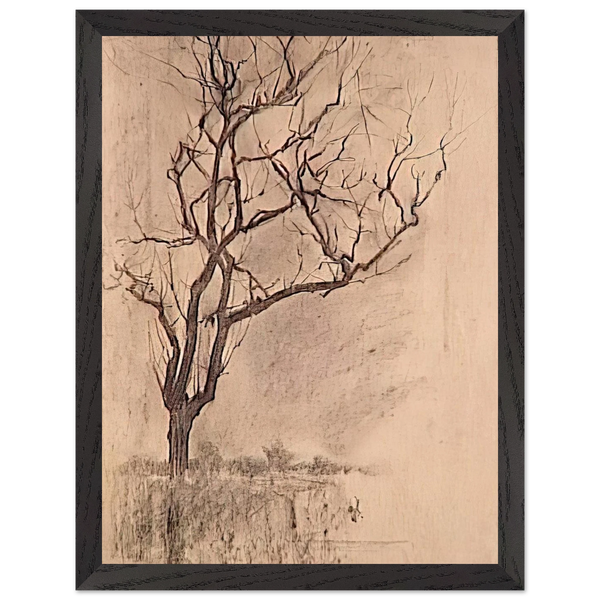 Design for the Church of St. Jacob by Piet Mondrian — Framed art print at Zephyeer