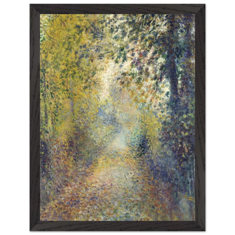 In the Woods by Pierre-Auguste Renoir — Framed art print at Zephyeer