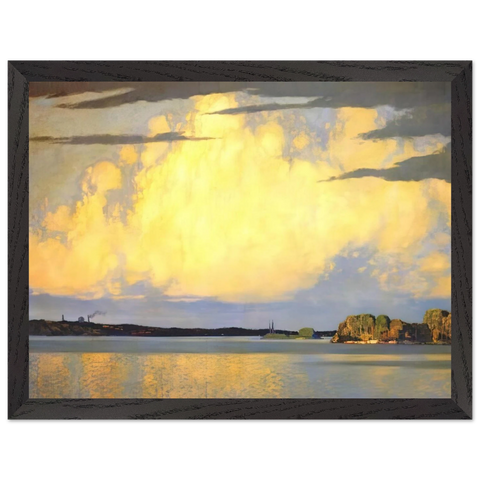 Serenity Lake of the Woods - 1922 by Frank Johnston — Framed art print at Zephyeer