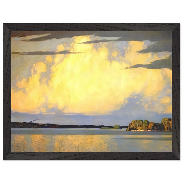 Serenity Lake of the Woods - 1922 by Frank Johnston — Framed art print at Zephyeer
