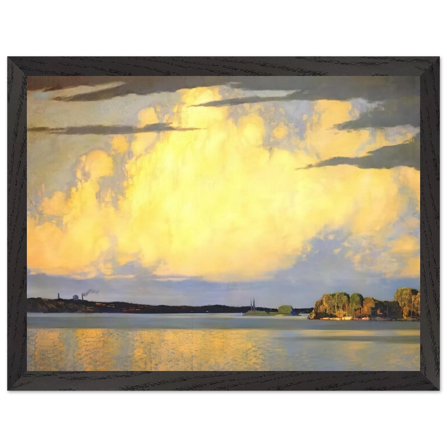 Serenity Lake of the Woods - 1922 by Frank Johnston — Framed art print at Zephyeer