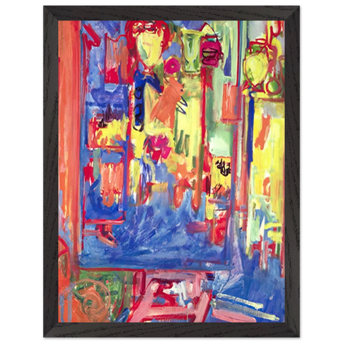 Interior Composition by Hans Hofmann — Framed art print at Zephyeer