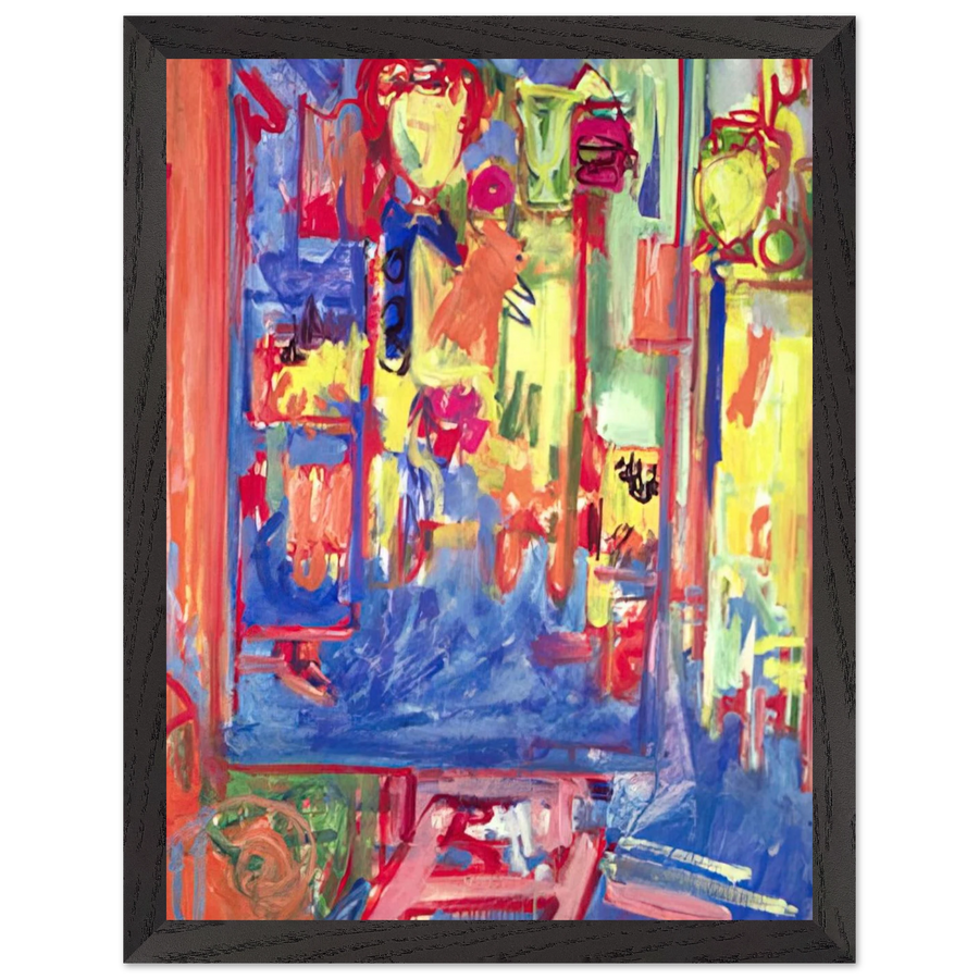 Interior Composition by Hans Hofmann — Framed art print at Zephyeer