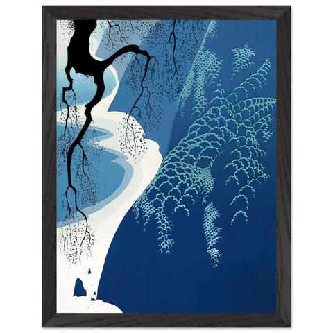Big Sur and Branch by Eyvind Earle — Framed art print at Zephyeer