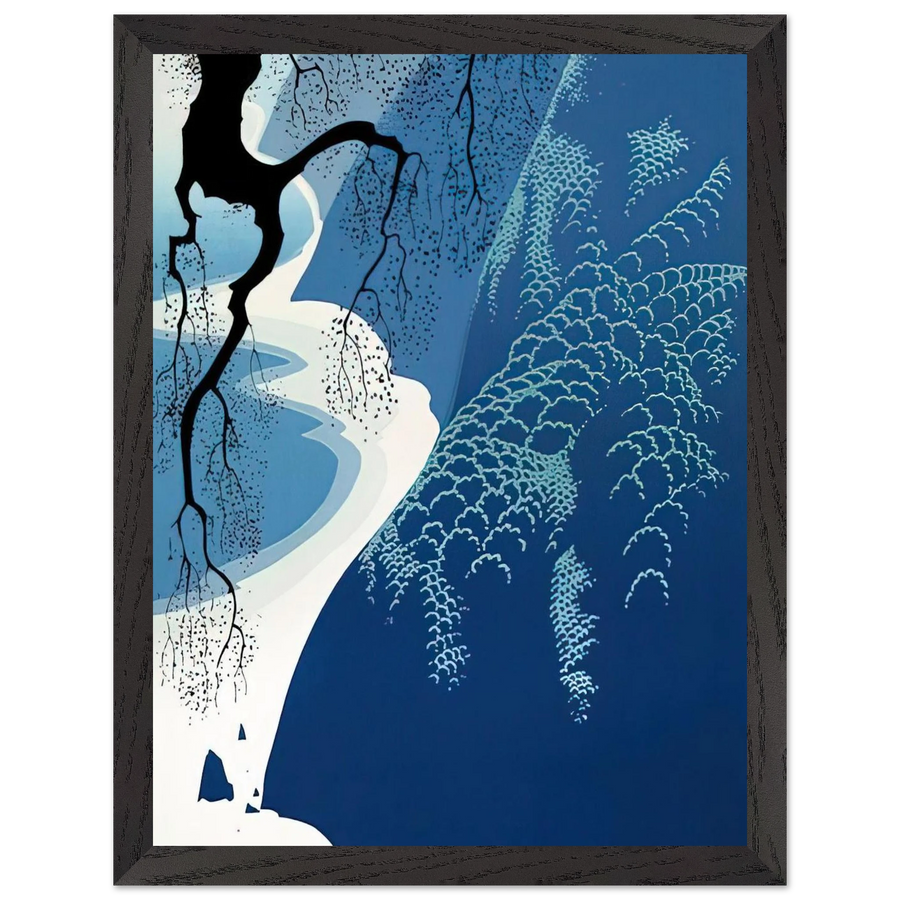 Big Sur and Branch by Eyvind Earle — Framed art print at Zephyeer