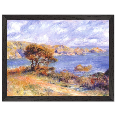 View at guernsey by Pierre-Auguste Renoir — Framed art print at Zephyeer