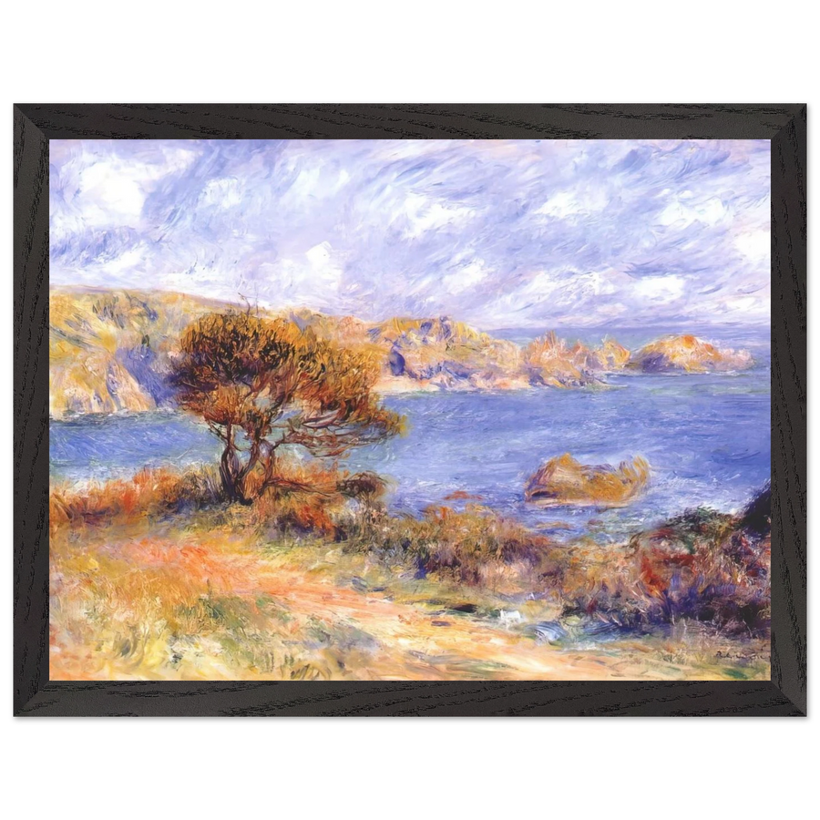 View at guernsey by Pierre-Auguste Renoir — Framed art print at Zephyeer