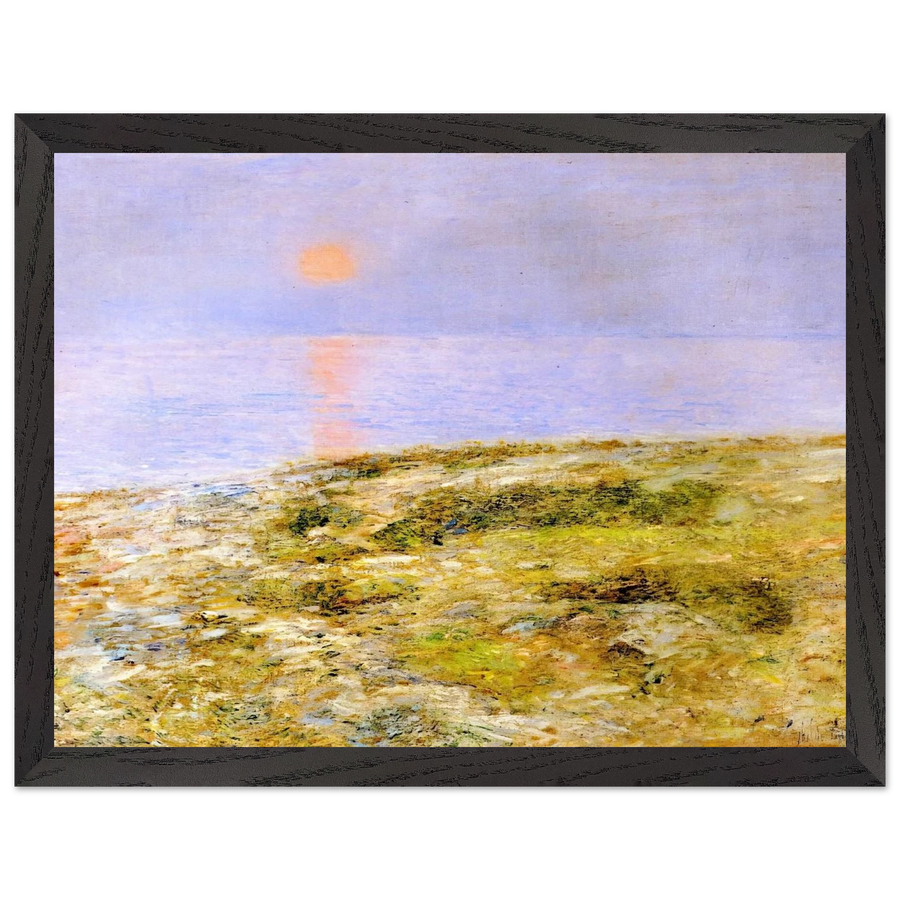 Sunset, Isle of Shoals by Childe Hassam — Framed art print at Zephyeer