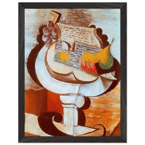 Fruit dish by Pablo Picasso — Framed art print at Zephyeer