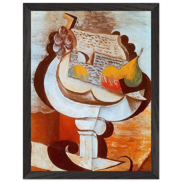 Fruit dish by Pablo Picasso — Framed art print at Zephyeer
