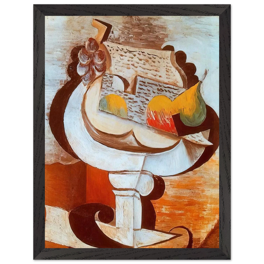 Fruit dish by Pablo Picasso — Framed art print at Zephyeer