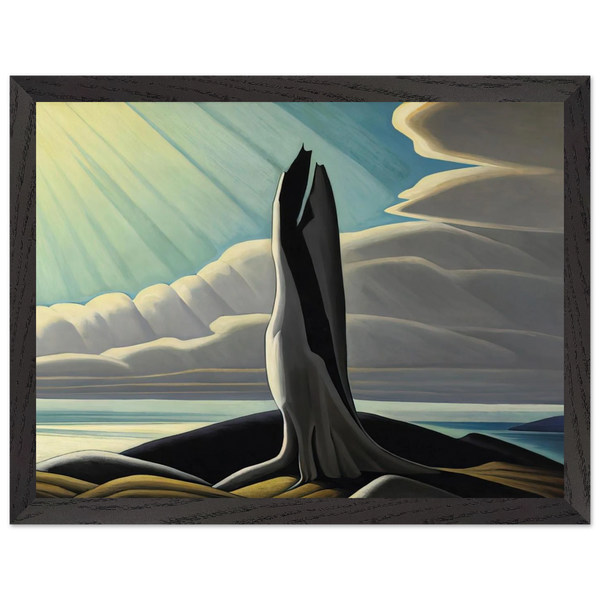 North Shore, Lake Superior - 1926 by Lawren Harris — Framed art print at Zephyeer