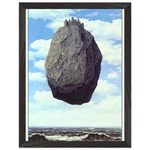 THE CASTLE OF THE PYRENEES 1959 by Rene Magritte — Framed art print at Zephyeer