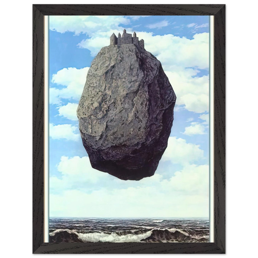 THE CASTLE OF THE PYRENEES 1959 by Rene Magritte — Framed art print at Zephyeer