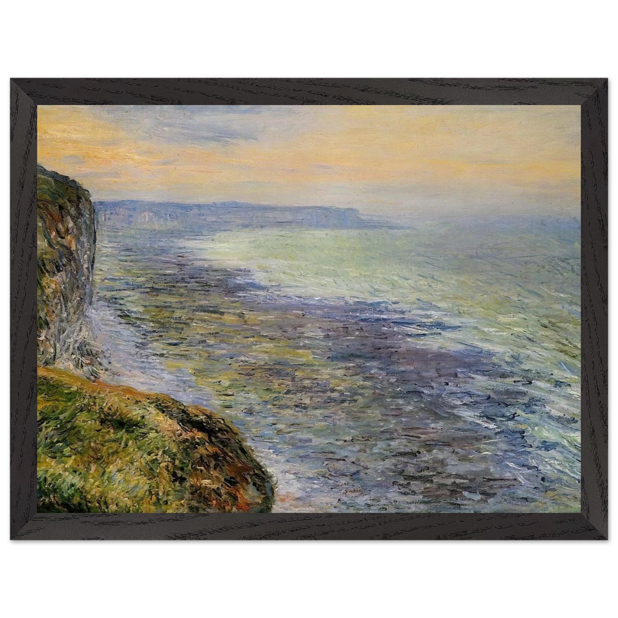 Seascape near Fecamp by Claude Monet — Framed art print at Zephyeer