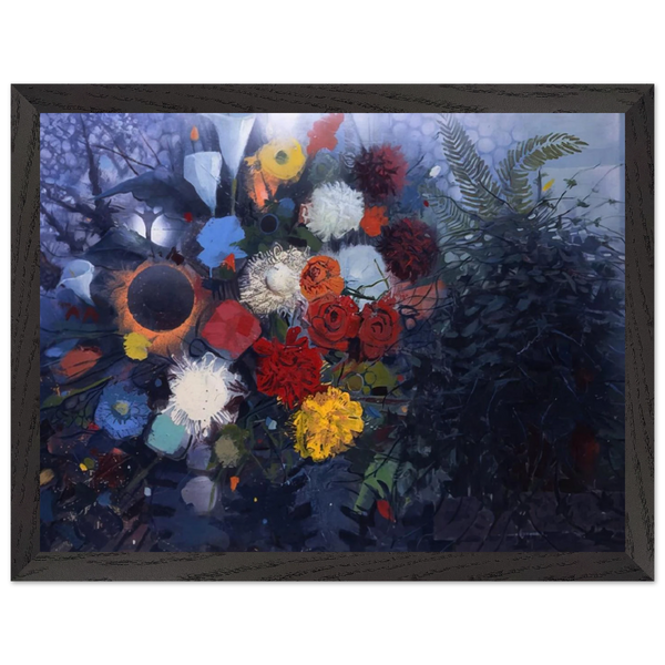 Flowers No. 1 - 1975 by Gebre Kristos Desta — Framed art print at Zephyeer