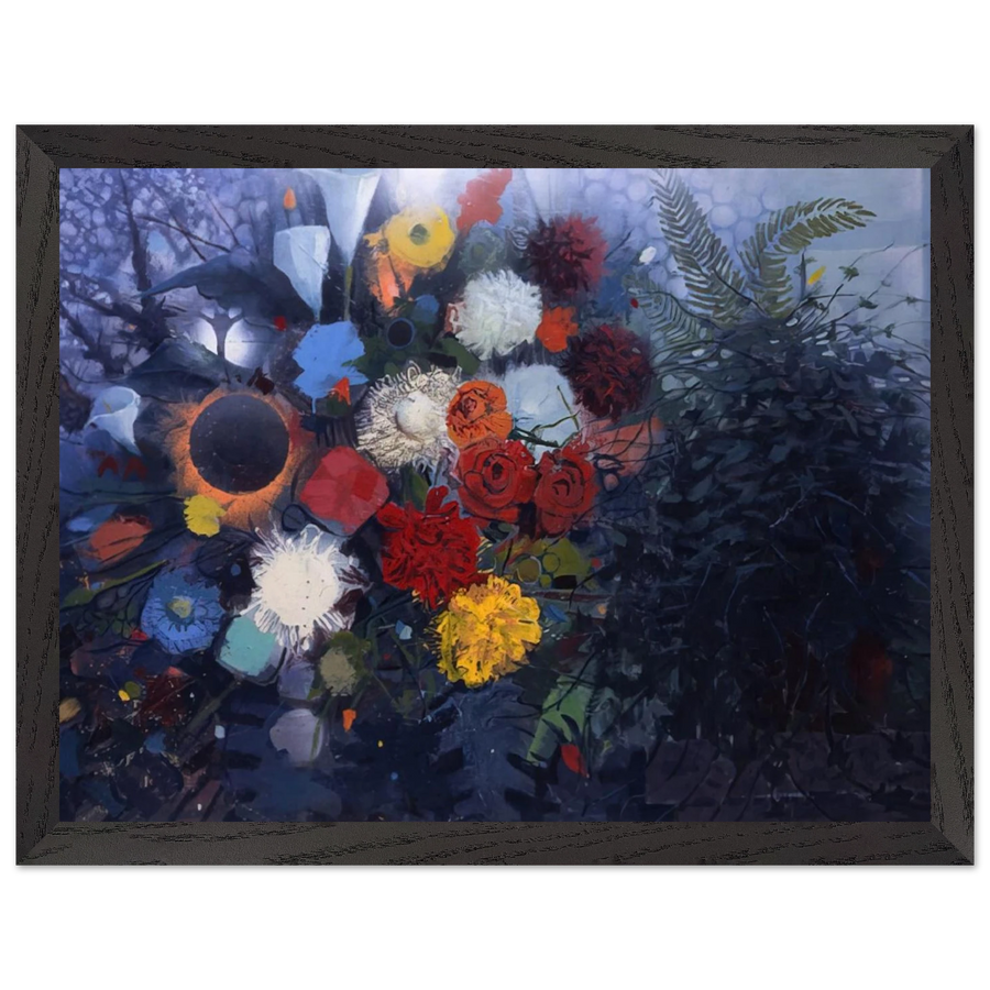 Flowers No. 1 - 1975 by Gebre Kristos Desta — Framed art print at Zephyeer