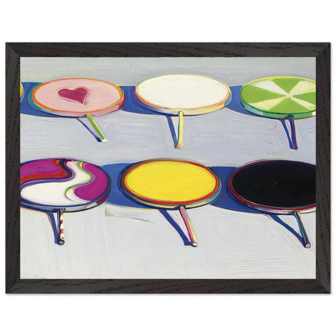 Seven Suckers - 1970 by Wayne Thiebaud — Framed art print at Zephyeer