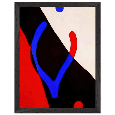 Frond and navel by Jean Arp — Framed art print at Zephyeer