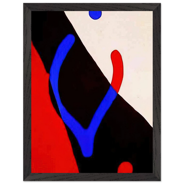 Frond and navel by Jean Arp — Framed art print at Zephyeer