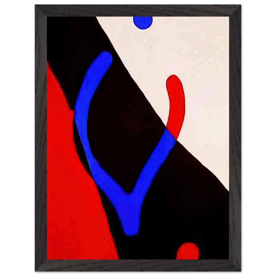Frond and navel by Jean Arp — Framed art print at Zephyeer