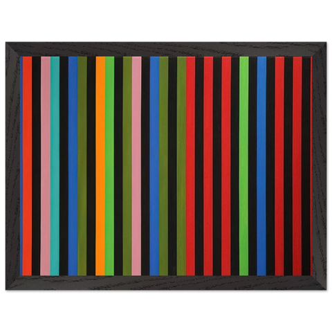 Firebox - 1964 by Gene Davis — Framed art print at Zephyeer