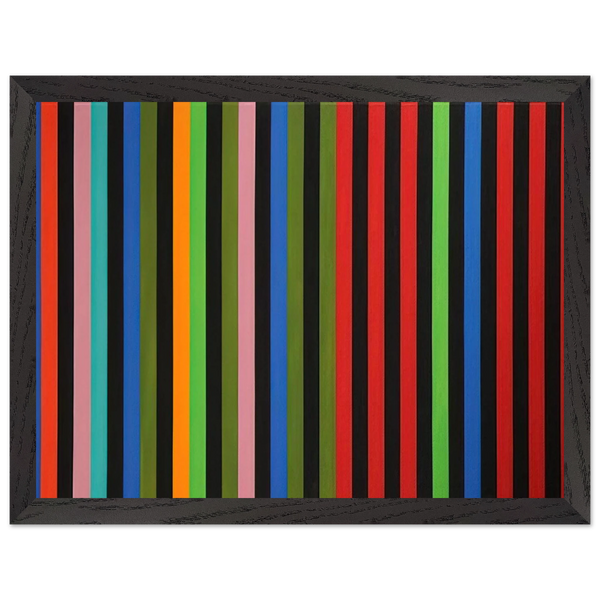 Firebox - 1964 by Gene Davis — Framed art print at Zephyeer