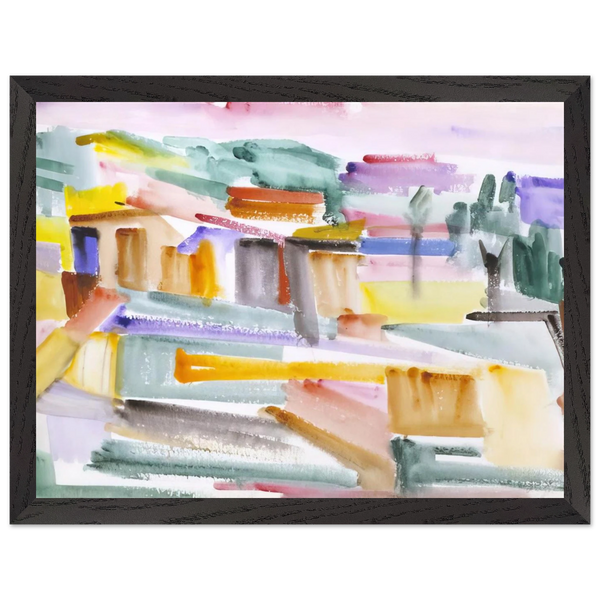 Country Scene - 1938 by Giorgio Cavallon — Framed art print at Zephyeer