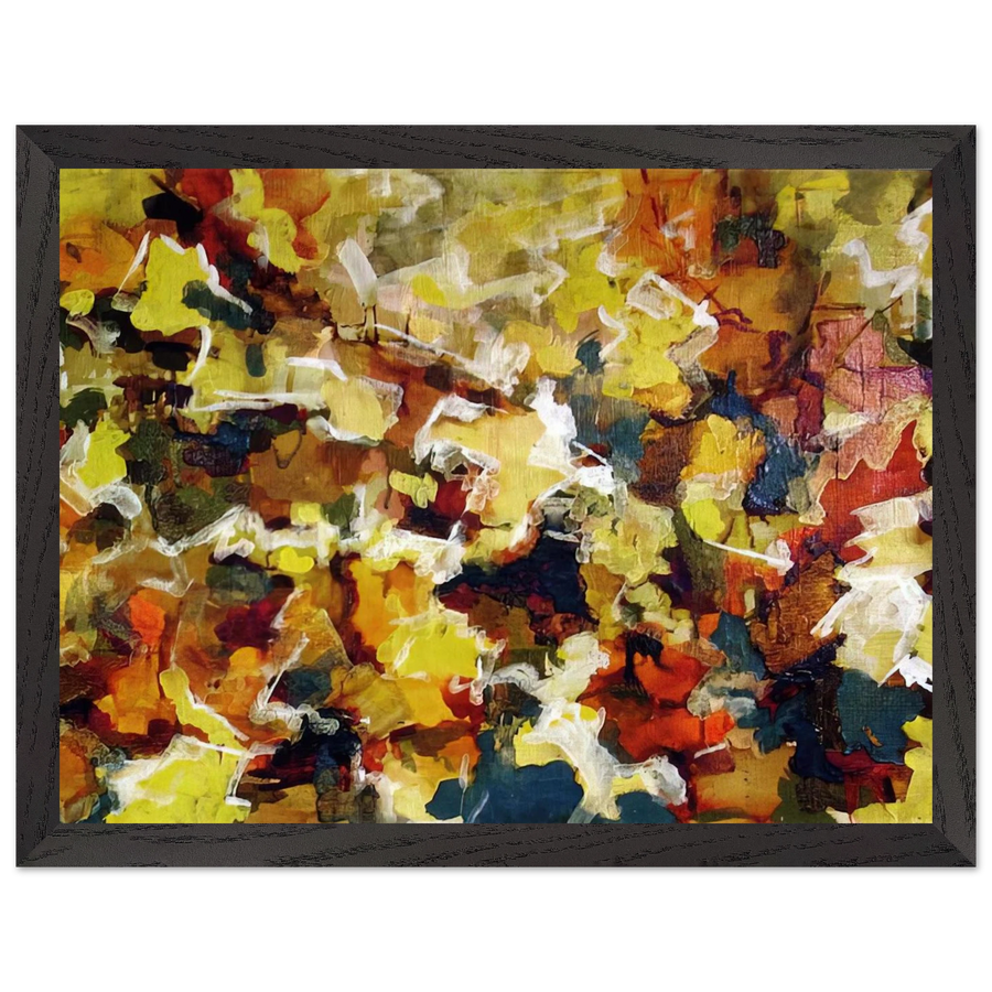 ABSTRACT EXPRESSIONIST AUTUMN SKY 1953 by Audrey Flack — Framed art print at Zephyeer