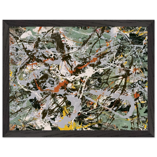 UNTITLED GREEN SILVER 1949 by Jackson Pollock — Framed art print at Zephyeer