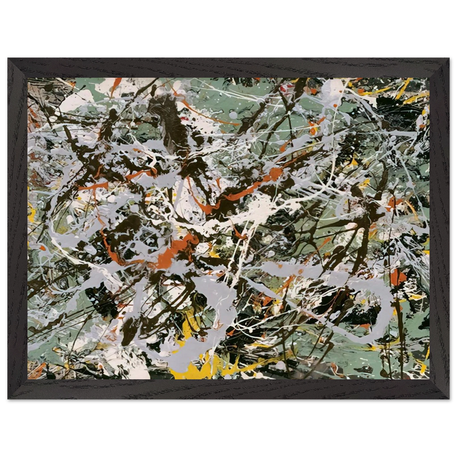 UNTITLED GREEN SILVER 1949 by Jackson Pollock — Framed art print at Zephyeer