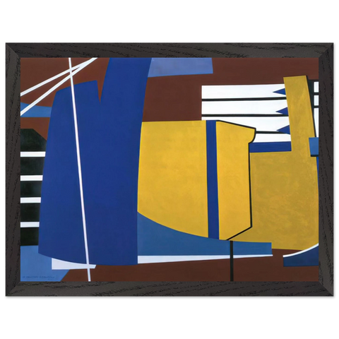 Nacelles Under Construction - 1946 by Ralston Crawford — Framed art print at Zephyeer