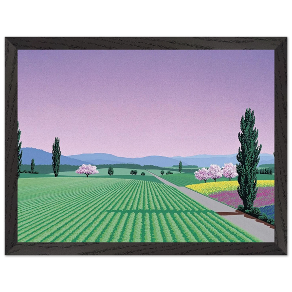 Farmlands by Hiroshi Nagai — Framed art print at Zephyeer