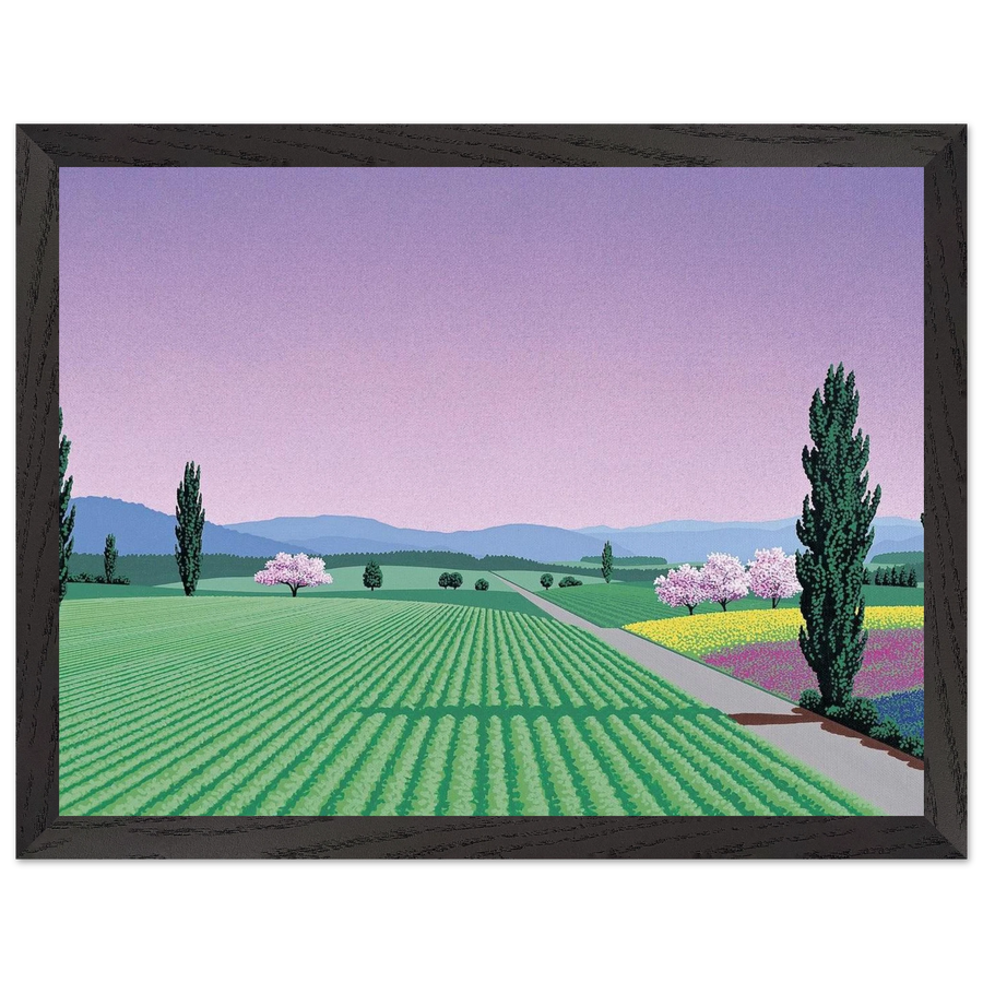 Farmlands by Hiroshi Nagai — Framed art print at Zephyeer