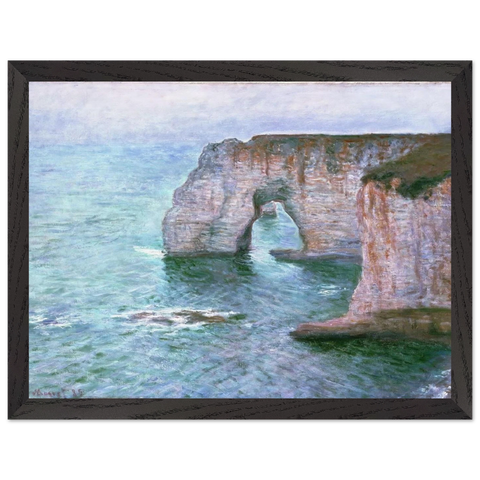 The Manneport Seen from the East by Claude Monet — Framed art print at Zephyeer