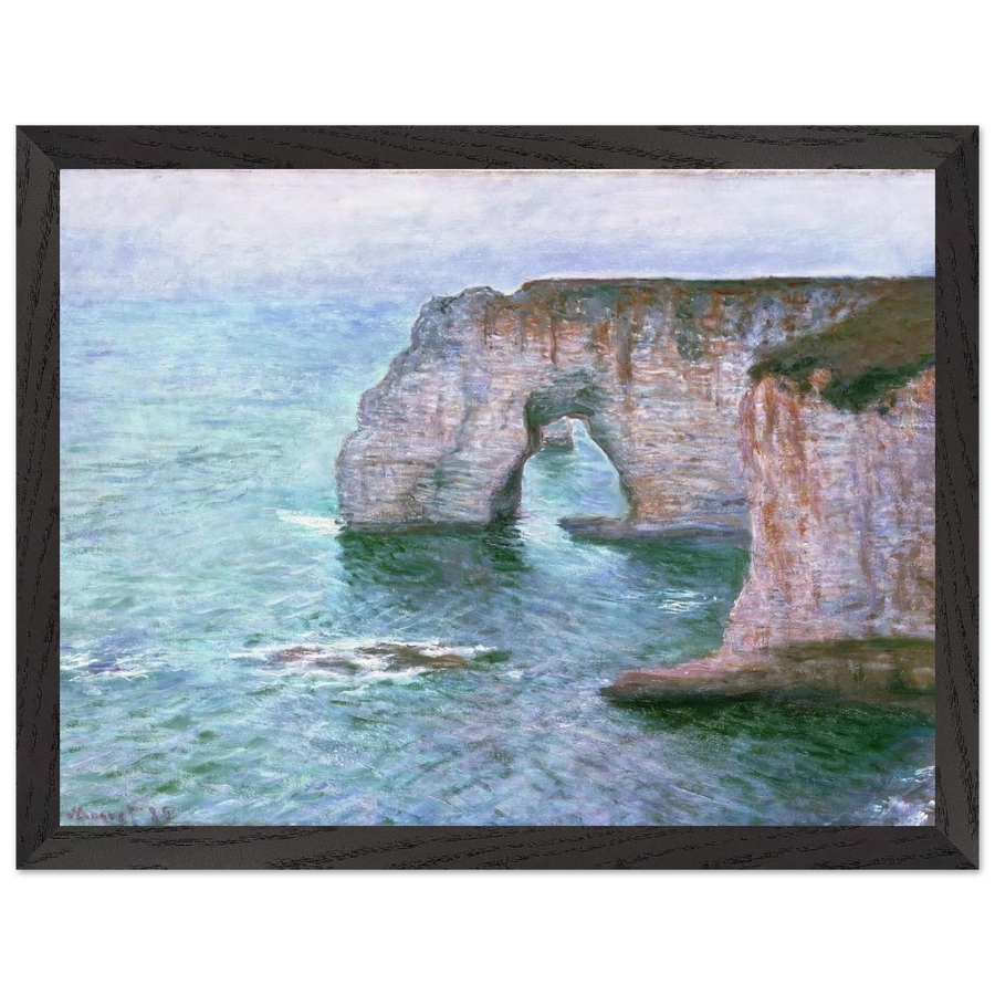 The Manneport Seen from the East by Claude Monet — Framed art print at Zephyeer