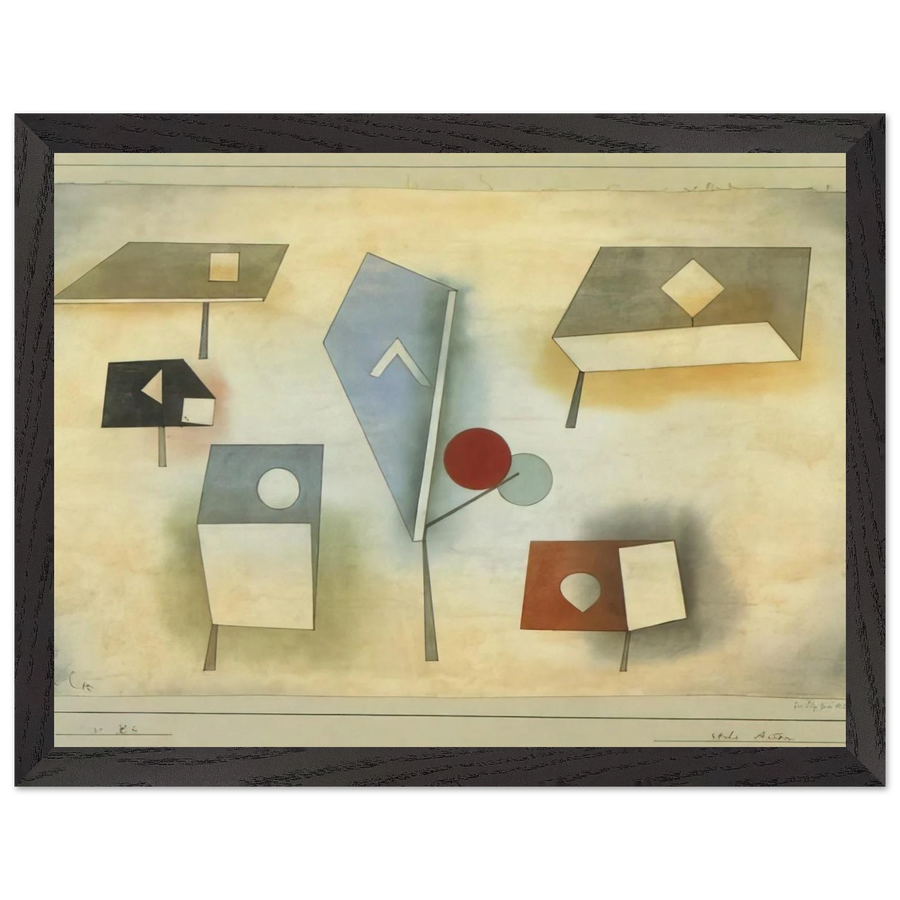 SIX SPECIES 1921 by Paul Klee — Framed art print at Zephyeer